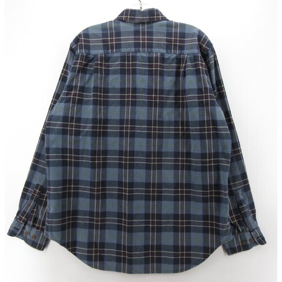 VINTAGE Gap Shirt Medium Button Down Plaid Pocket Classic Heritage * - Picture 7 of 11